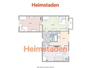 Pronájem bytu 3+1, Havířov - Město, Mánesova, 68 m2