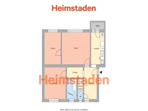 Pronájem bytu 3+1, Havířov - Šumbark, Dukelská, 70 m2