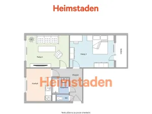 Pronájem bytu 2+1, Ostrava - Mariánské Hory, Boleslavova, 52 m2