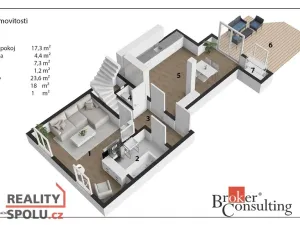 Prodej bytu 3+kk, Praha - Žižkov, Na chmelnici, 109 m2