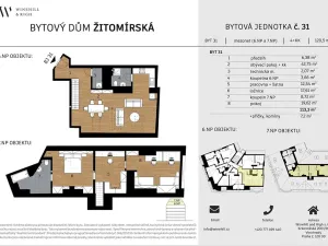 Prodej bytu 3+kk, Praha - Vršovice, Žitomírská, 120 m2