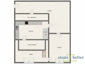 Prodej bytu 2+1, Praha - Smíchov, Lidická, 58 m2