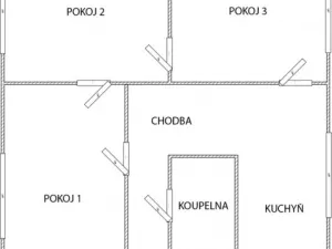 Prodej bytu 3+1, Osek, Hrdlovská, 55 m2