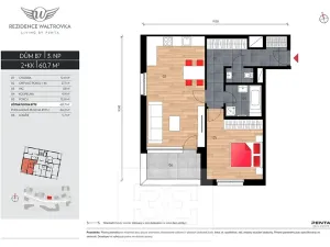 Prodej bytu 2+kk, Praha - Jinonice, Kačírkova, 72 m2
