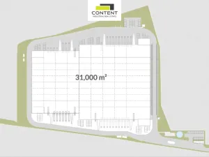 Pronájem skladu, Měnín, 5000 m2