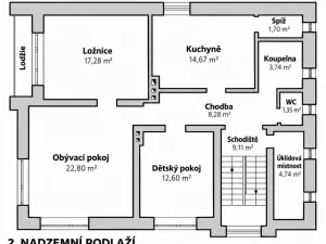 Prodej rodinného domu, Trnová, 192 m2