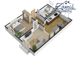 Prodej bytu 2+1, Kladno, Sevastopolská, 50 m2