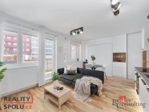 Pronájem bytu 1+kk, Praha - Kyje, Davidovičova, 31 m2
