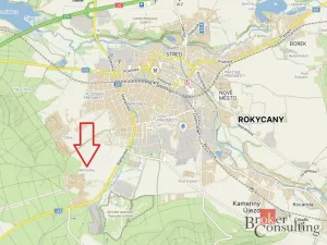 Prodej pozemku pro bydlení, Rokycany, Němčičky, 677 m2