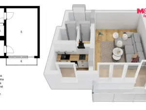 Prodej bytu 1+1, Náchod, Čechova, 32 m2