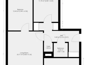 Pronájem bytu 3+1, Praha - Hlubočepy, Silurská, 72 m2