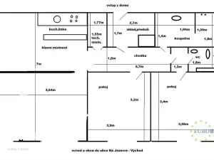 Prodej bytu 3+kk, Praha - Nusle, Na Jezerce, 74 m2