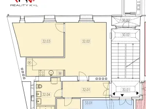 Pronájem bytu 2+kk, Praha, Košická, 61 m2