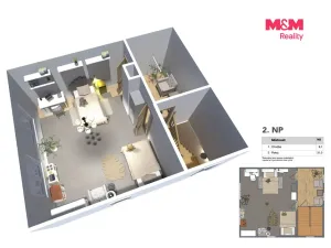 Prodej rodinného domu, Měchenice, V Luhu, 131 m2