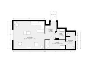 Prodej kanceláře, Lanškroun - Žichlínské Předměstí, Dobrovského, 45 m2