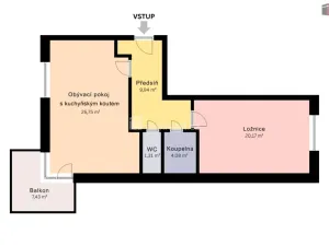 Prodej bytu 2+kk, Praha - Horní Měcholupy, Padovská, 65 m2
