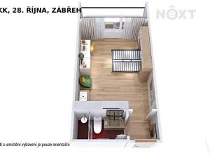 Prodej bytu 1+kk, Zábřeh, 28. října, 20 m2