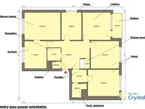 Prodej bytu 3+1, Planá, Bohušova, 85 m2