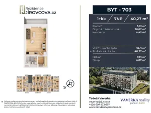 Prodej bytu 1+kk, České Budějovice, Jírovcova, 40 m2