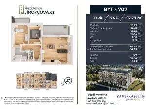 Prodej bytu 3+kk, České Budějovice, Jírovcova, 97 m2