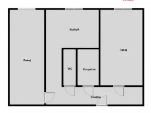 Prodej bytu 2+1, Rotava, Sídliště, 55 m2