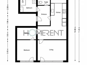 Prodej bytu 2+kk, Praha - Braník, Vlnitá, 103 m2