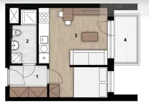 Prodej bytu 1+kk, Praha, Arnošta Staňka, 7769 m2