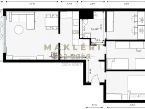 Prodej bytu 4+kk, Praha, Pod lysinami, 81 m2
