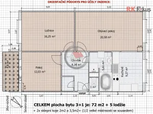 Prodej bytu 3+1, Třebíč - Borovina, Okružní, 77 m2