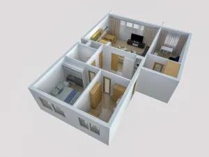 Prodej bytu 4+kk, Praha - Bohnice, Kostřínská, 103 m2