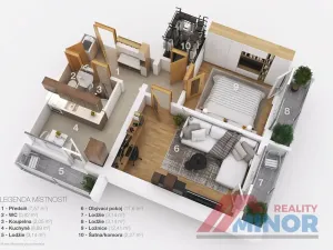 Pronájem bytu 2+1, Slaný, Stehlíkova, 55 m2