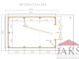 Prodej zahrady, Sušice, 402 m2