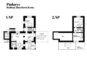 Prodej rodinného domu, Horní Kruty, 162 m2