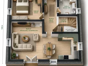Prodej rodinného domu, Ostrov, Sukova, 135 m2