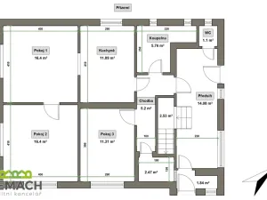 Pronájem bytu 3+1, Hvozdná, K Větřáku, 89 m2