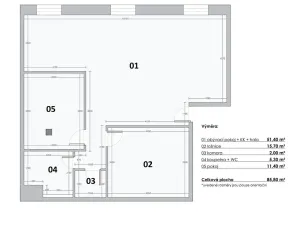 Prodej atypického bytu, Praha - Troja, Povltavská, 86 m2