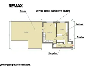 Prodej bytu 2+kk, Horoměřice, Žižkova, 47 m2