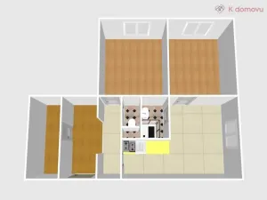 Prodej bytu 2+1, Přerov - Přerov I-Město, Velká Dlážka, 47 m2