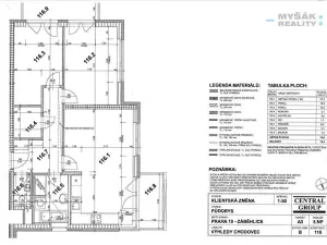 Pronájem bytu 3+kk, Praha - Chodov, Drahňovická, 80 m2