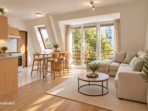 Prodej bytu 2+kk, Hustopeče, Husova, 55 m2