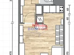Prodej bytu 1+kk, Praha - Háje, Hlavatého, 27 m2