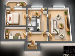 Prodej bytu 3+1, Kyjov, Sídliště U Vodojemu, 60 m2