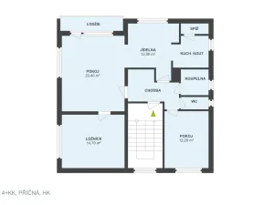 Pronájem ubytování, Hradec Králové, Příčná, 140 m2