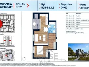 Pronájem bytu 2+kk, Praha - Karlín, Sokolova, 59 m2