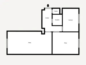 Prodej bytu 2+1, Brno, Palackého třída, 51 m2