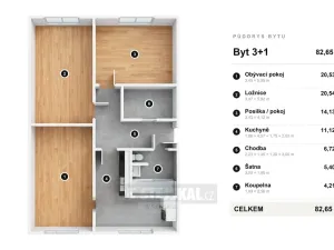 Prodej bytu 3+1, České Budějovice - České Budějovice 3, J. Plachty, 84 m2