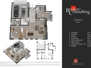 Prodej rodinného domu, Jesenice - Osnice, Kalinová, 339 m2