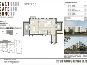 Prodej bytu 3+kk, Brno, Řípská, 82 m2