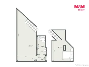 Prodej bytu 2+kk, Plzeň - Jižní Předměstí, Klatovská třída, 66 m2
