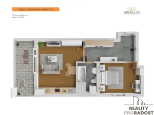 Prodej bytu 2+kk, Praha, Smržových, 51 m2
